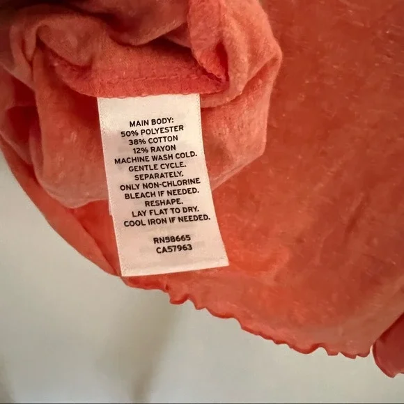 New BP Coral Crop Top Tank Women's size XL - Picture 4 of 4